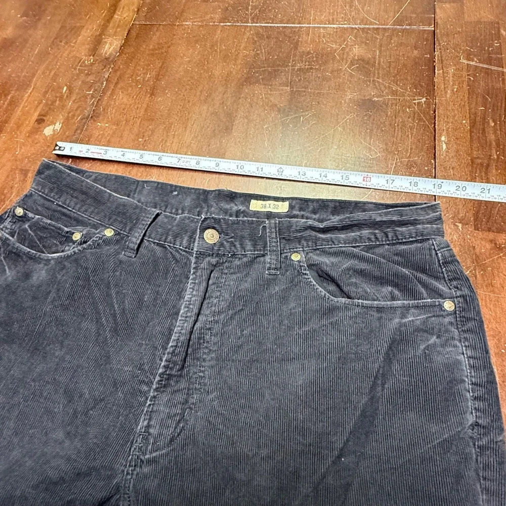 Polo Ralph Lauren Corduroy Pants Mens 38x32 Dark Brown Straight Leg 5-Pocket